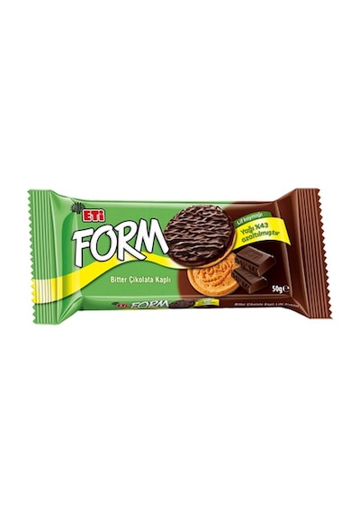 Eti Form Bisküvi 24 X 50 G Çikolata Kaplı