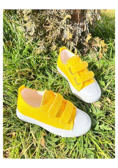 Nese Shoes Keten Kız Çocuk Spor Ayakkabısı Sneaker Sarı