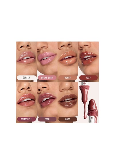 Huda Beauty Gloss Haute Brilliance Glassy Pink 1