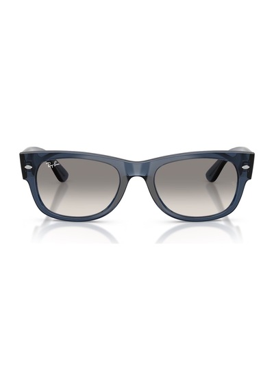 Ray-ban Rb 0832s 684532 55 Mega Wayfarer Unisex Kare Şeffaf Mavi Kemik Güneş Gözlüğü Mavi