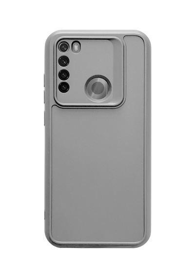 Redmi Note 8 Uyumlu Kamera Korumalı Darbeye Dayanıklı Renk Atmayan Keep Silikon Kılıf Gri