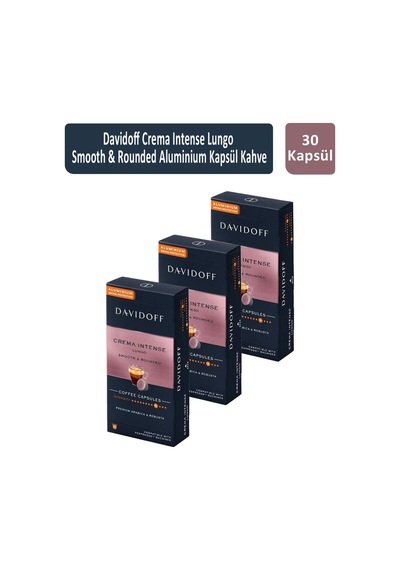 Davidoff Crema Intense Lungo Smooth & Rounded Kapsül Kahve 3 x 10'lu