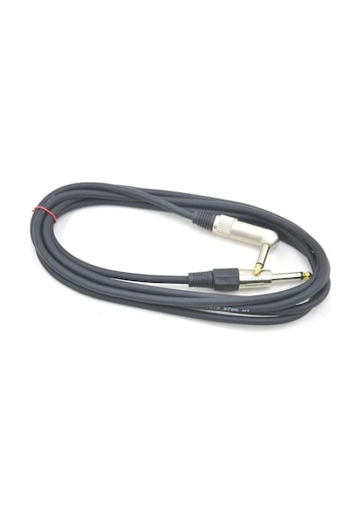 Mgc3l Bk Gitar Kablosu 3 Metre L Uçlu Çivi Siyah Enstrüman Kablosu Standart