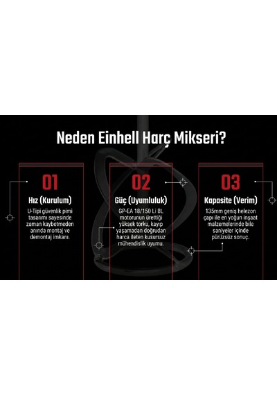 Einhell Harç Karıştırıcı 120 Mm 3437011