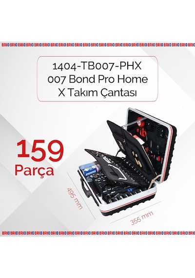 Brio Takım Çantası 007 Bond Pro Home X 159 Parça