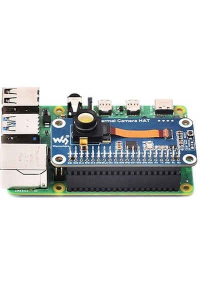 Thermal Camera 80x62 Ir Termal Görüntüleme Modülü - Raspberry Pi 40pın Gpıo Uyumlu Kızılötesi Sensör 90 Fov