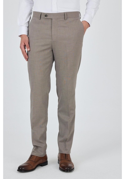 İmza Camel Esnek Yandan Cepli Comfort Fit Classic Pantolon 1003250151 Camel