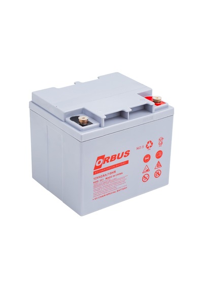 Orbus 12 V 42 Amper Engelli Araç Aküsü 197x165x175 Mm Yeni Tarihli Taze Akü