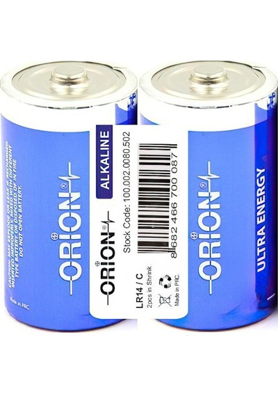 Orion C/Lr14 Alkalin Orta Boy C Pil 2'li