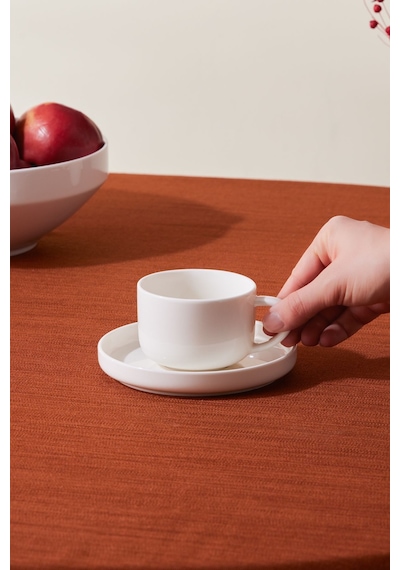 Karaca  Stream Basic Line Çay Fincanı ve Tabağı 220 ml