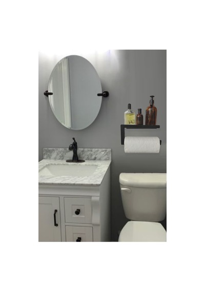 Rulo Kağıt Havluluk Peçetelik Banyo Düzenleyici Siyah KAGITHAVLU Siyah