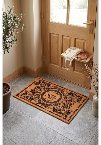 Villadia Home Textile Kapı Önü Paspası Kaymaz Taban Dekoratif Paspas Ev Giriş Antre İç Ve Dış Mekan Paspası 45x70 Cm 5ypycoco
