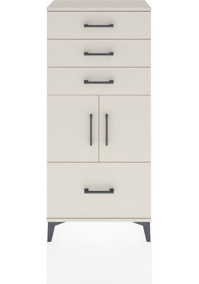 Hyperion Dolap Tek Raflı 4 Çekmeceli 2 Kapaklı 60x44x134 Ayta... Aytaşı