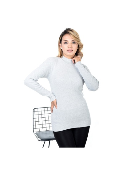 Belifanti Collection Kadın Yarım Balıkçı Yaka Kazak
