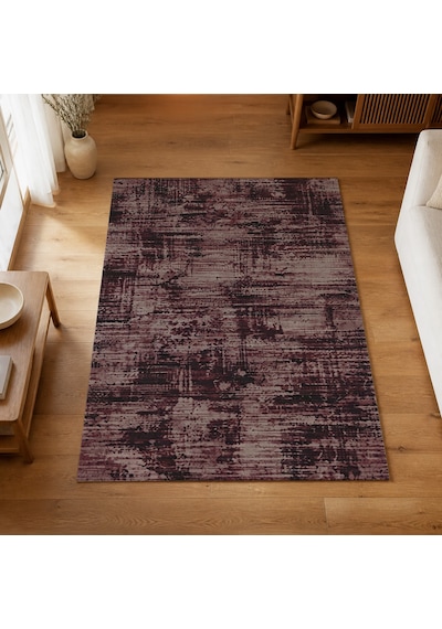 Kartela Halı Riva Halı Kaymaz Taban Makinede Yıkanabilir Halı Bordo - 120 X 180 Cm