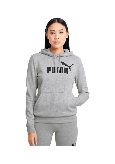 Puma Ess Logo Hoodie Kadın Sweatshirt Gri Xs-xl 001