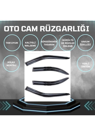 Seat Toledo 2018 Cam Rüzgarlığı 4 Lü Takım