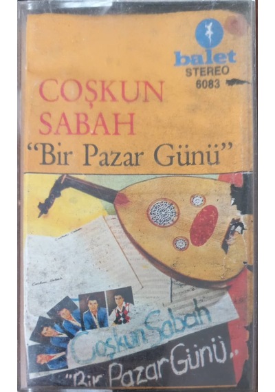 Plak Değildir Kaset Tir Coşkun Sabah '' Bir Pazar Günü '' Kaset