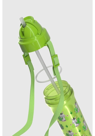 Renga Migo Zebra Desenli 300 Ml Askılı Pipetli Pp Bebek Suluk 912013 Yeşil Yeşil