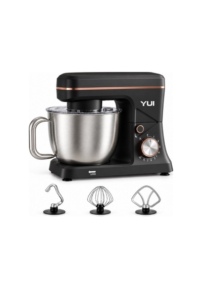Yui M108 Easy Chef 1300 W 5 L Stand Mikser Hamur Yoğurma Makinesi Siyah