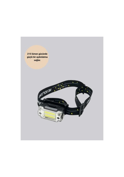 Kafa Lambası Led Fener Pratik Taşınabilir Ayarlanabilir Usb Şarjlı Standart Standart