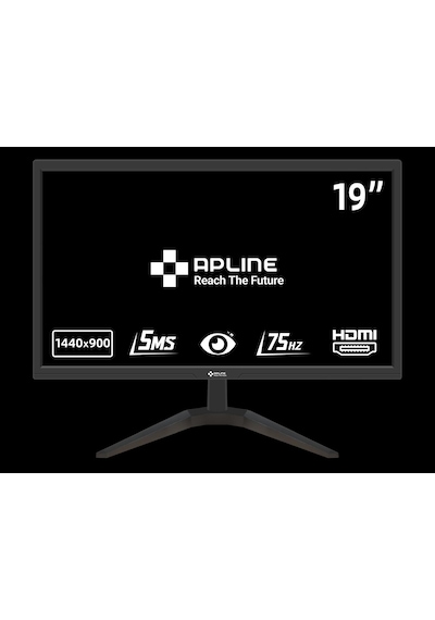 Apline 19 75hz.5ms.1440x900 Led Monitör Hdmı+vga