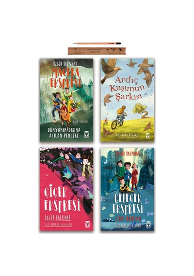 Timaş Çocuk - İlk Gençlik Ardıç Kuşunun Şarkısı - Çiçek Ekspresi - Macera Ekspresi - Gelecek Ekspresi Set 4 Kitap