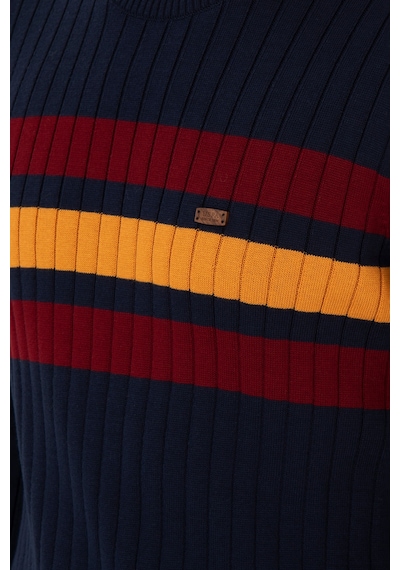 U.S. Polo Assn. Erkek Slim Fit Bisiklet Yaka Lacivert Kazak 50297046-VR033 U.S. Polo Assn. Erkek Slim Fit Bisiklet Yaka Lacivert Kazak 50297046-VR033
