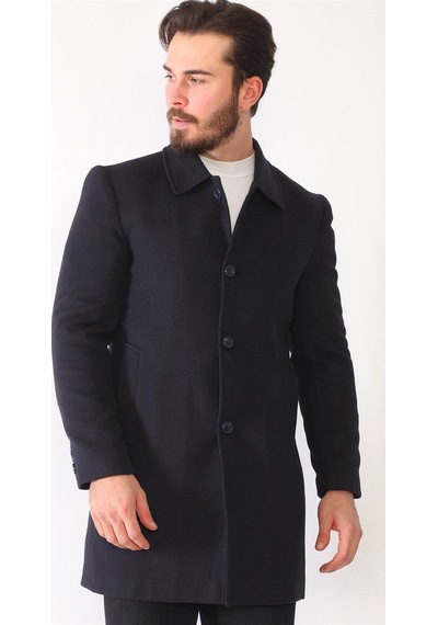 Plt8364 Dewberry Erkek Palto-lacivert Lacivert