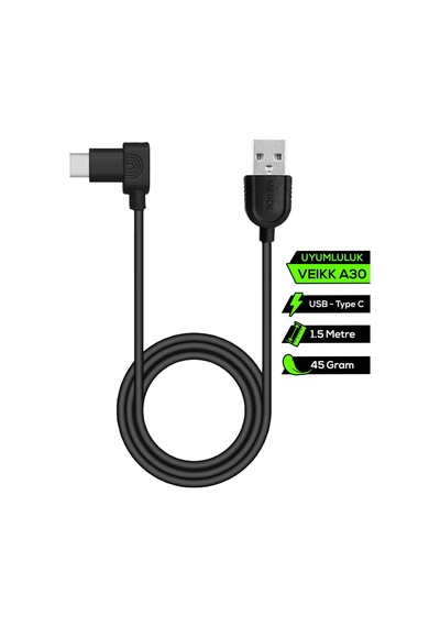 Veikk A30 Grafik Tablet Uyumlu Usb To Type-c Kablo