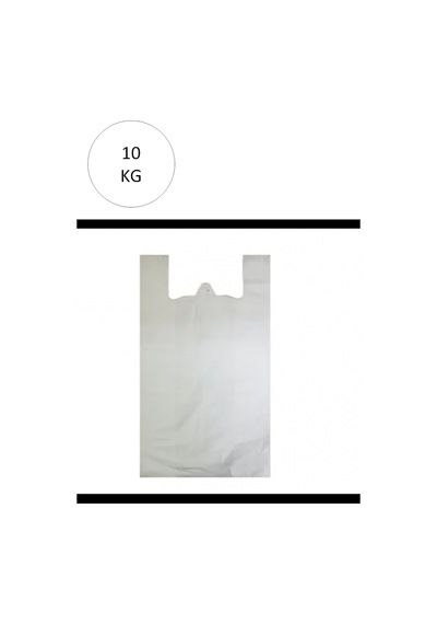 Beyaz Atlet Poşet Mini Boy 20x34 Cm Takriben 2.350 Adet 10 Kg