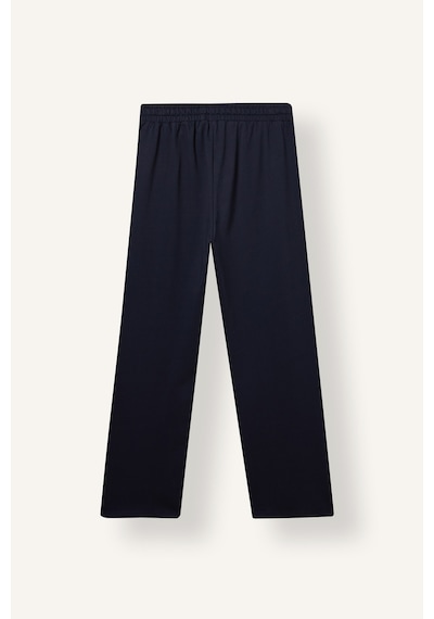 Defacto %100 Pamuk Beli Bağcıklı Relaxed Fit Düz Paça Pijama Altı J0330ax26aunv135 Lacivert-nv135