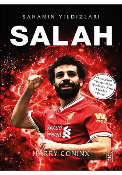 Sahanın Yıldızları Messi Dzeko Ronaldo Poster Sticker Futbolcu Kartı Hediyeli Toplam 10 Kitap