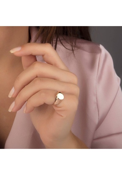 Şövalye Rose Altın Yüzük 14K 377236839