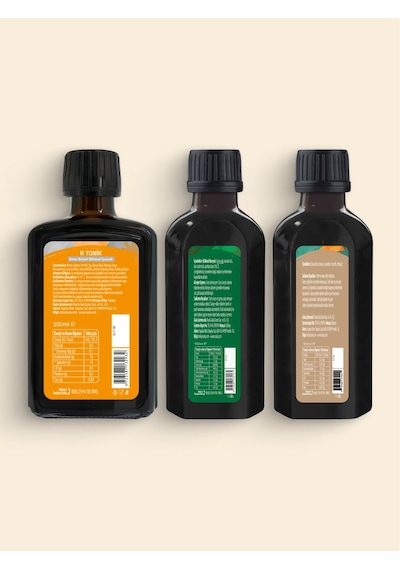 3 Lü Ürün - Ravla R Tonik Elma Sirkeli Bitkisel İçecek - 250ml / Ravla Spirulinalı Bitkisel Karışım - 100ml / Ravla Toniko Fermente İçecek - 100ml