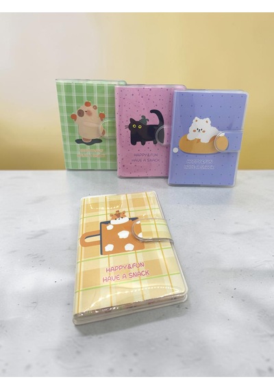 Happy & Fun Sincap A7 Not Defteri , Çıt Çıtlı Cep Defteri - Turuncu