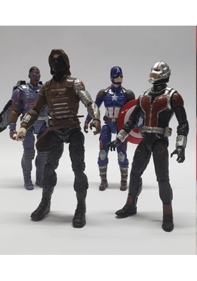 Super Hero Civil War Süper Kahramanlar 4 Lü Set süpriz