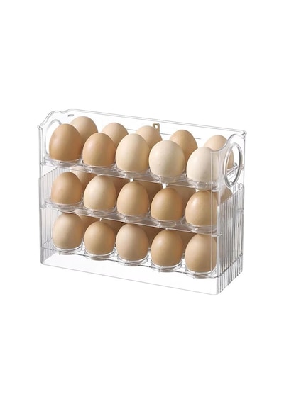 Ayrex Microcase Sert Abs Plastik Dolapiçi Yumurta Organizer Ve Standı Kapaklı Tasarım Al5453 Yeşil Diğer