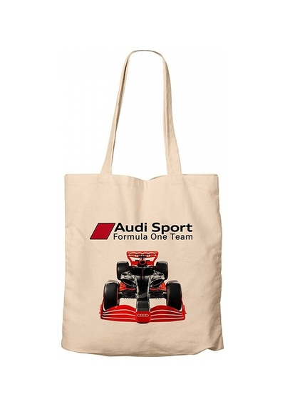 F1 Audi Sport Formula Krem Kanvas Bez Çanta Krem