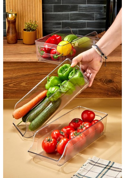 Buzdolabı Ve Dolap İçi Düzenleyici Organizer Seti 3'lü, Can.po.09 Diğer