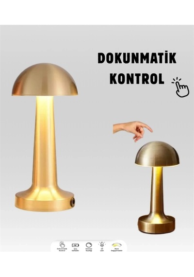 Mantar Masa Lambası Çok Renkli