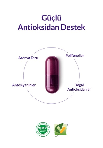 Aroxir Boost Bağışıklık Sistemine Destek Aronya İçeren Takviye Edici Gıda 30 Kapsül