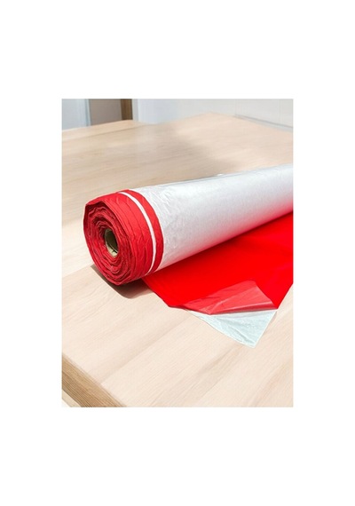 Arkası Yapışkanlı Kumaş 100x150 Cm Lüks Süet Kaplama, Su İtici, Dayanıklı Kırmızı Kırmızı