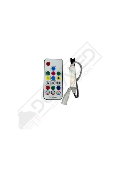 Sp104e Ws2811-ws2812 Volt Argb Müzik Pixel Kontrol Devresi Rf Kumandalı Magic Led