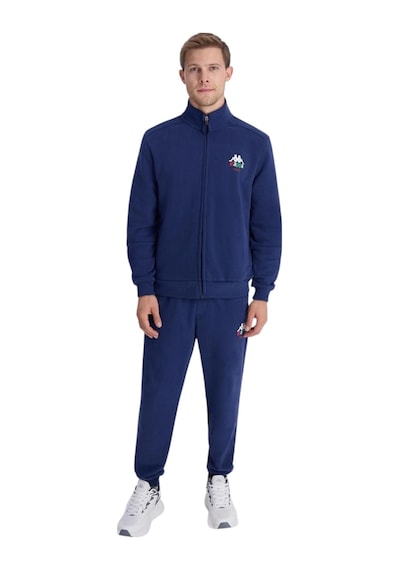 Kappa Authentic İtaly Full Zip Erkek Mavi Comfort Fit Fermuarlı Eşofman Üstü Mavi