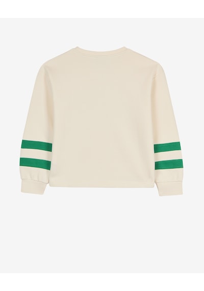 Skechers Sk2610049 - B Lw Fleece Sweatshirt Büyük Erkek Çocuk Beyaz Sweatshirt Sk2610049-3855