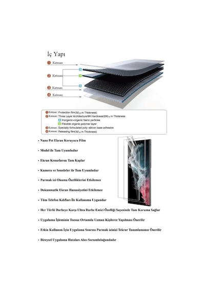 OnePlus 7 Pro Uyumlu Kavisli Ekran Koruyucu Nano Pet Film - Extra Koruma - Ekranı Tam Kaplar
