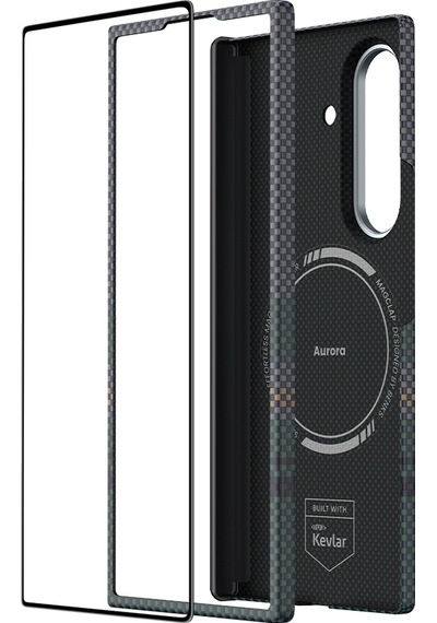 Galaxy Uyumlu Z Fold 7 Benks Armorair Aurora 3'lü Aksesuar Set Ön Arka Kevlar Kapak&ekran Koruyucu Yeşil