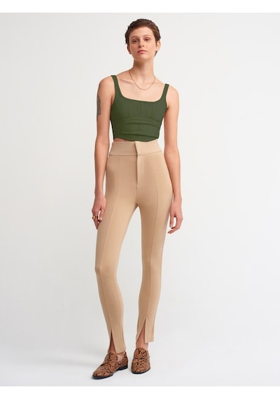 Dilvin 3793 Korse Top- Koyu Haki