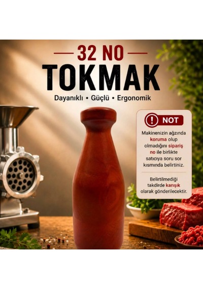 32no Kıyma Makinesi Tokmağı Polietilen